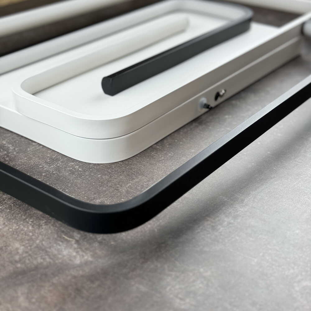 Светильник LED smart DOMINO-P с пультом 100Вт 3000-5000K 5500Lm Прямоугольный Черно-белый 220575